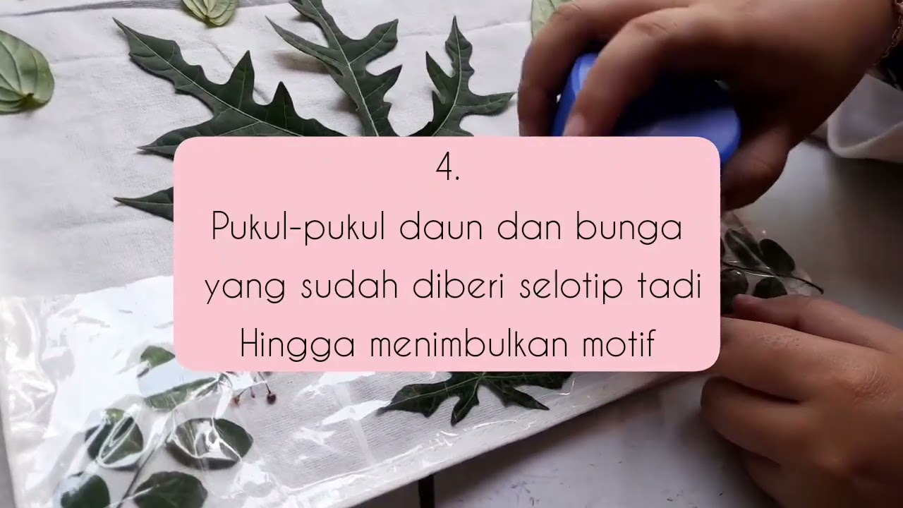 Membuat Eco Print pada Tote Bag