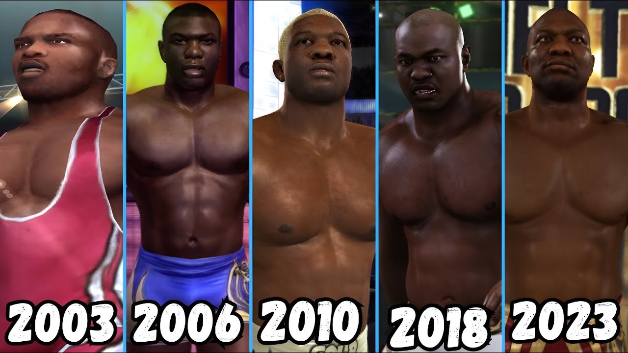 Evolution of Shelton Benjamin Entrance 2003-2023 - WWE Games