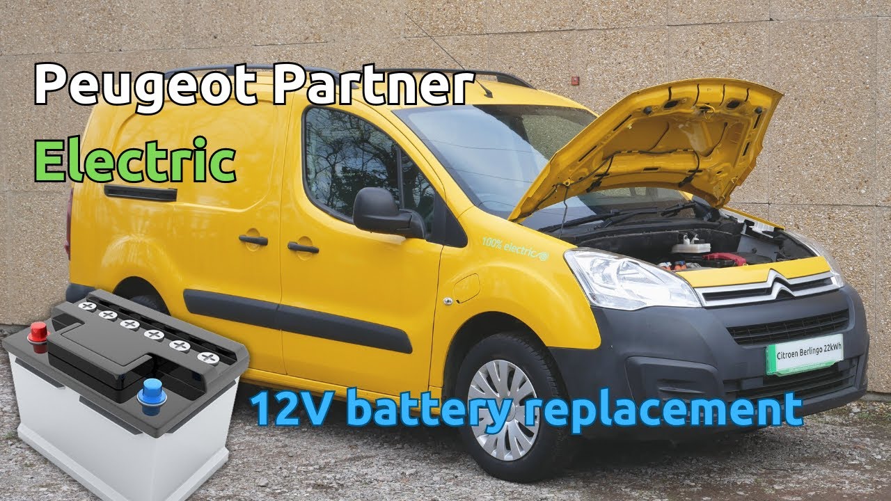 Как заменить аккумулятор 12 В в электрофургоне Peugeot Partner/Citroen Berlingo мощностью 22 кВт·ч?