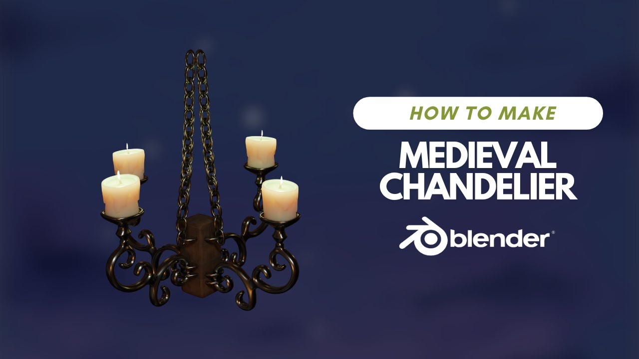 Making a Stunning Medieval Chandelier in Blender: Step-by-Step Tutorial