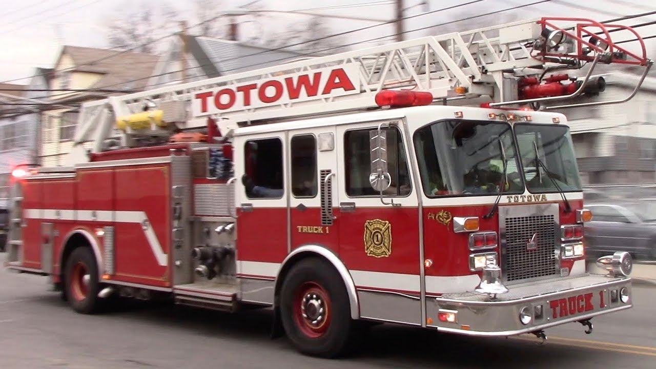 Totowa Fire Department Truck 1 Responding 4-12-18