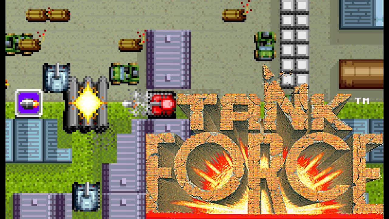 [ARCADE 60fps] Tank Force longplay