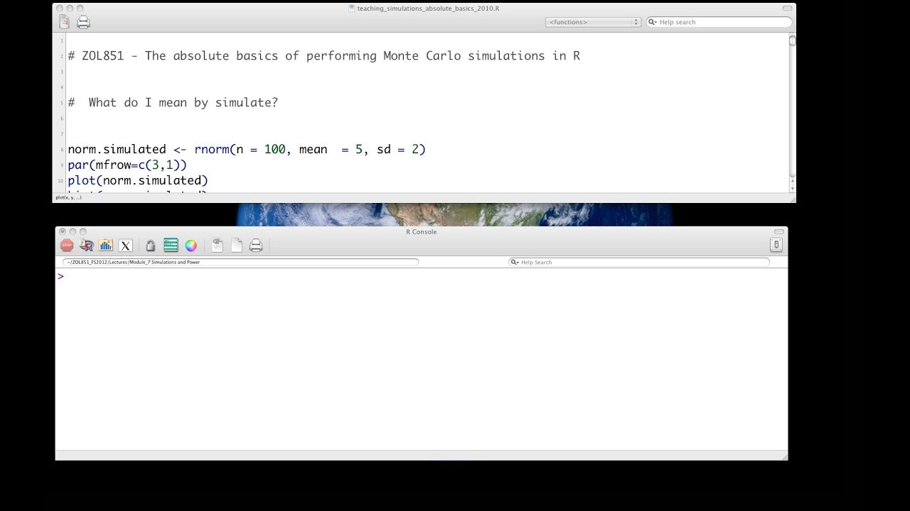 Introduction to monte carlo simulations using R - The absolute basics