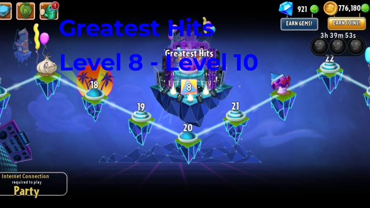 Plants Vs Zombies 2 : Greatest Hits (Neon Mixtape Tour) - Level 8 to Level 10 | PVZ2 2025