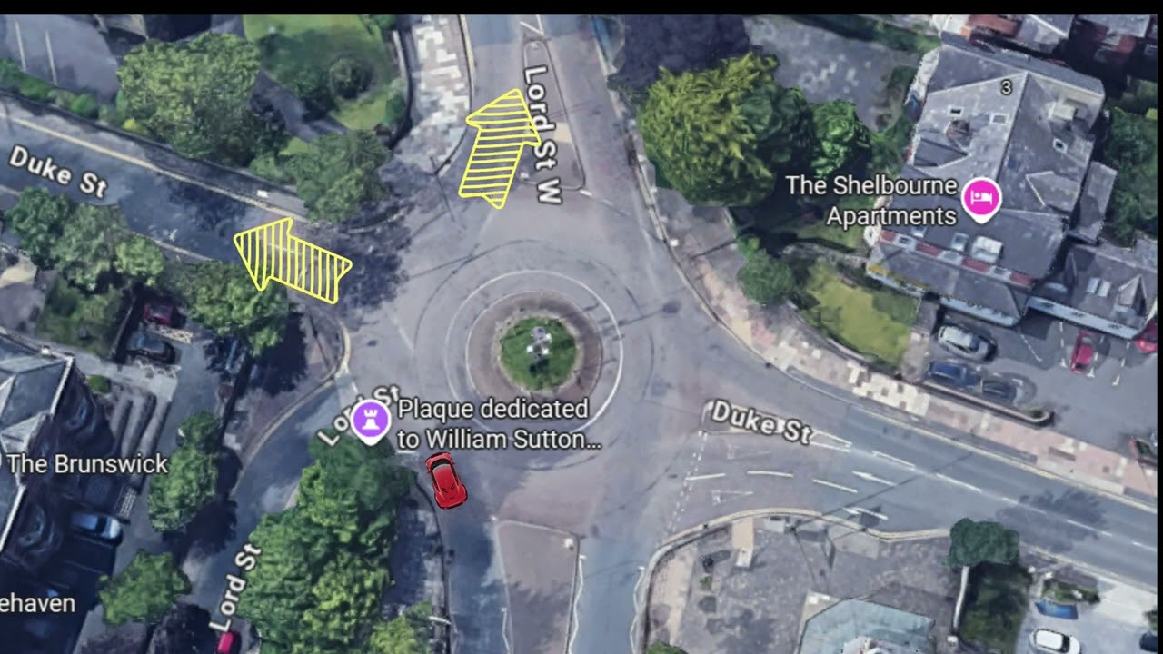 Driving lesson: Roundabouts position and signals.