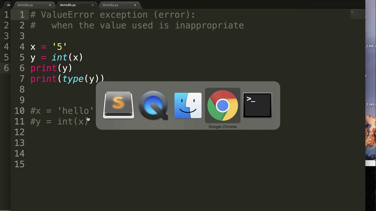 1.8 Type Conversion Functions int(), float(), str()