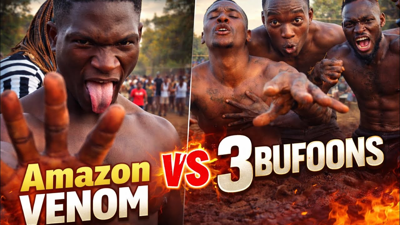 Venom vs 3 Bufoons | 3-on-1 Handicap Match 😱 | Road to MUD RUMBLE  | Sunday Amazon! Jan 4th 2026