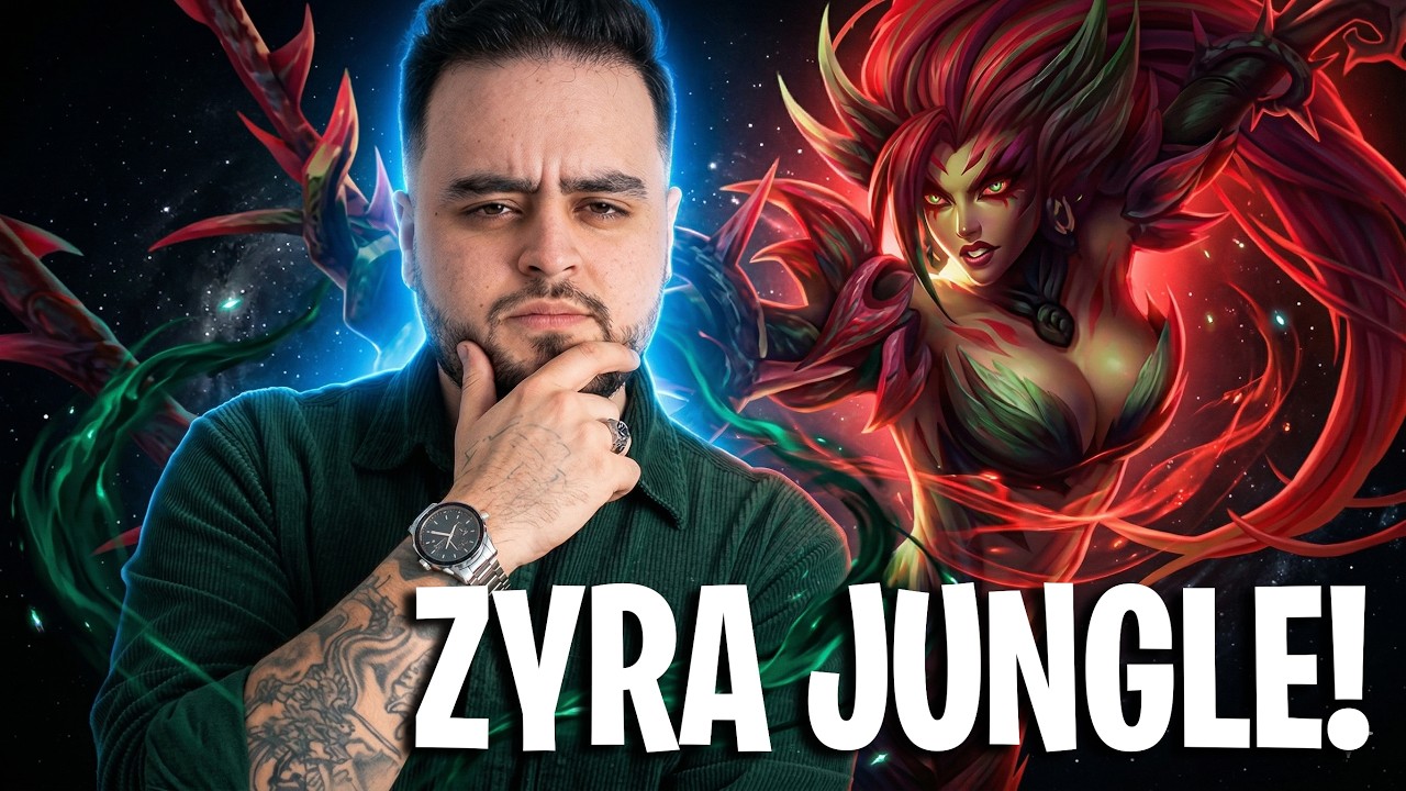 WATCH ME PLAYING ZYRA JUNGLE! - Zyra JUNGLE vs Brand! | Season 2024