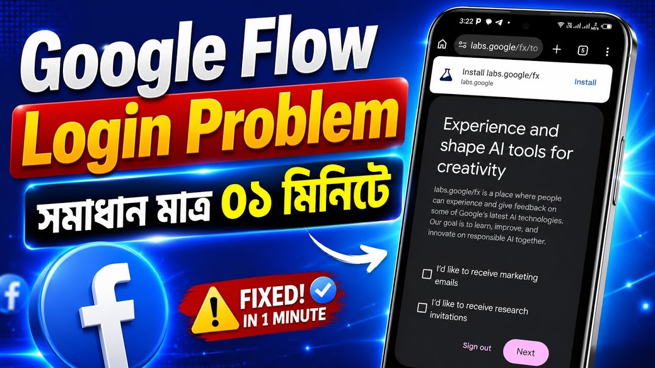 Flow AI Login Not Working | Flow AI Login Problem Solved 100% Guaranteed🔥flow ai login problem fix |