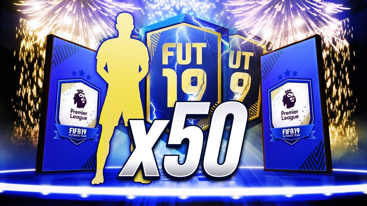 50x EPL UPGRADE PACKS! - WE GOT A BLUE! - FIFA 19 Ultimate Team