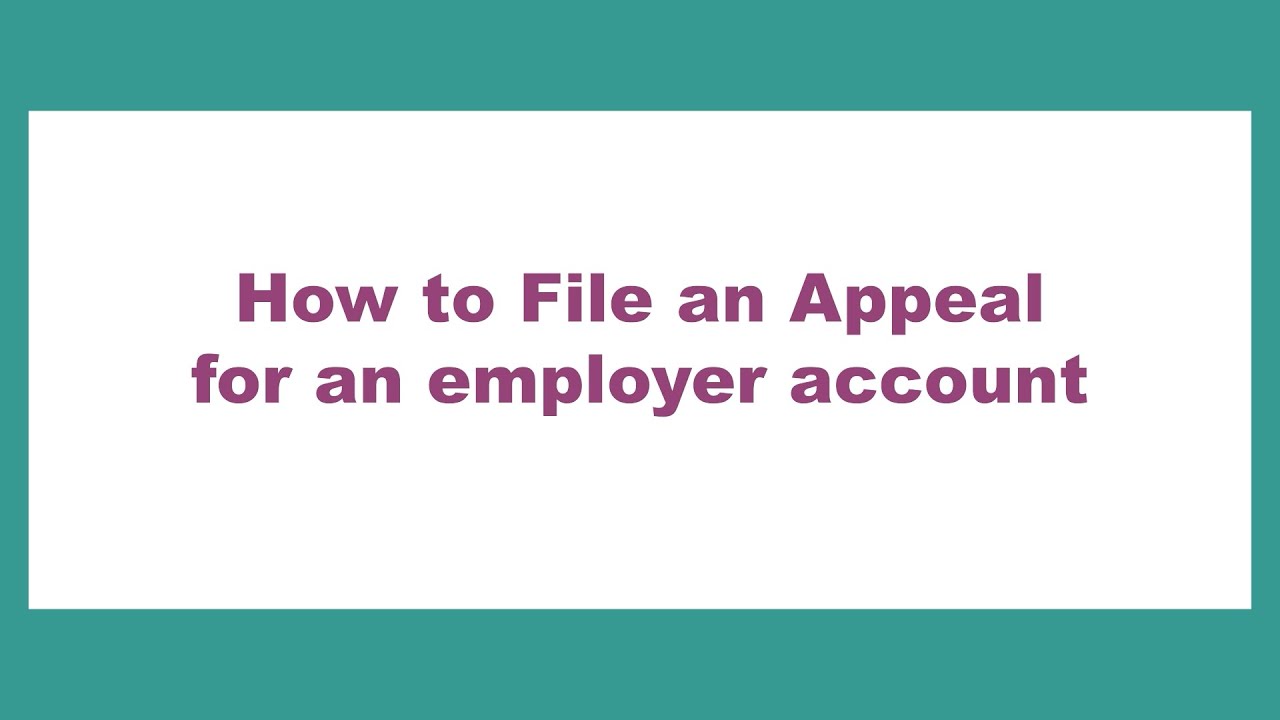 How to File an Appeal as an Employer | CACTUS