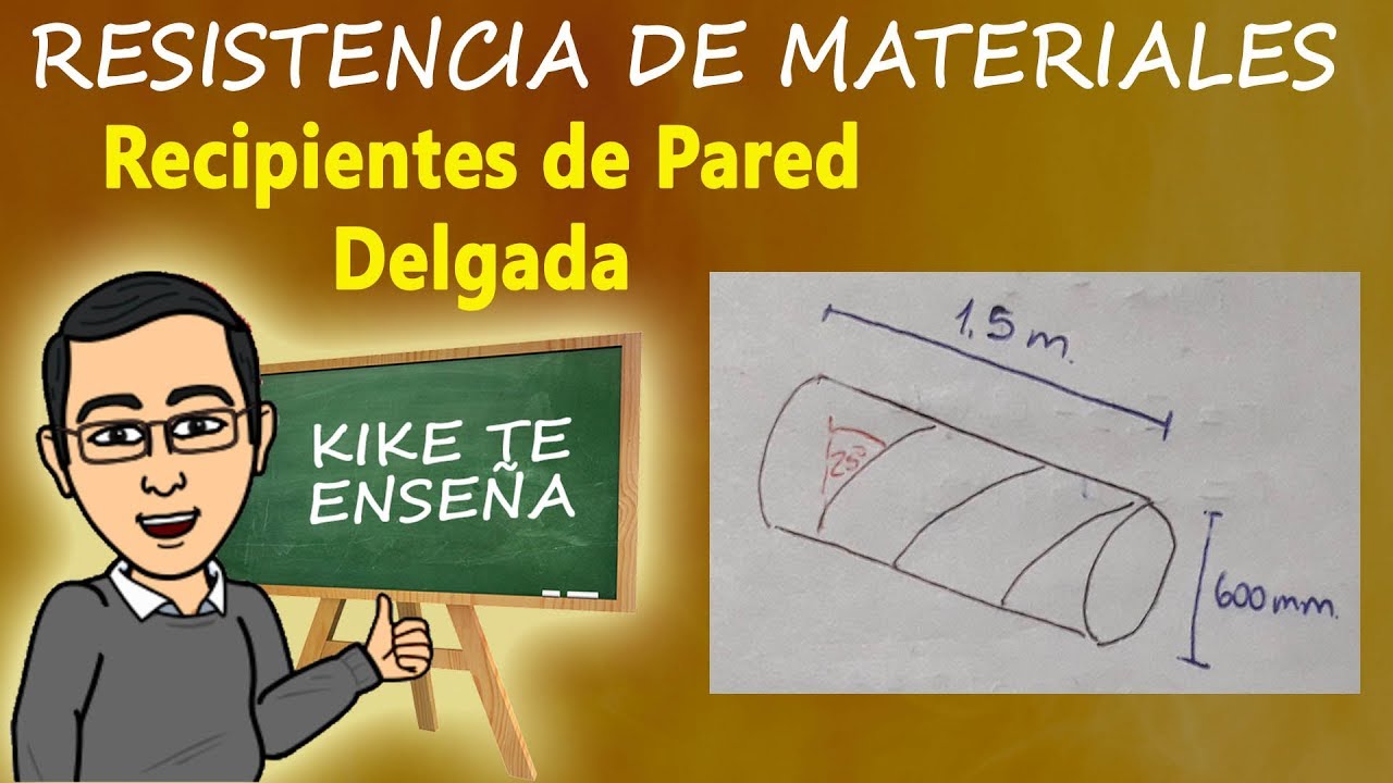 RECIPIENTES DE PARED DELGADA EJERCICIO 1
