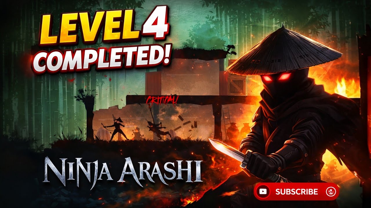 Ninja Arashi Level 4 Full Gameplay | No Death Run