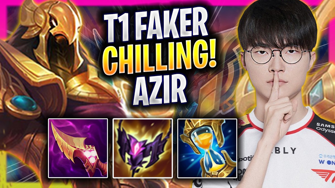 FAKER CHILLING WITH AZIR! - T1 Faker Plays Azir MID vs Yasuo! | Season 2026