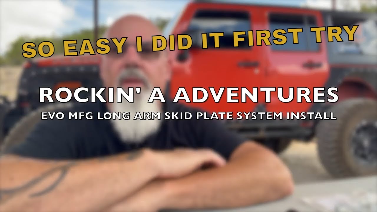 EVO MFG Skid Plate Install on a Jeep Wrangler JKUR