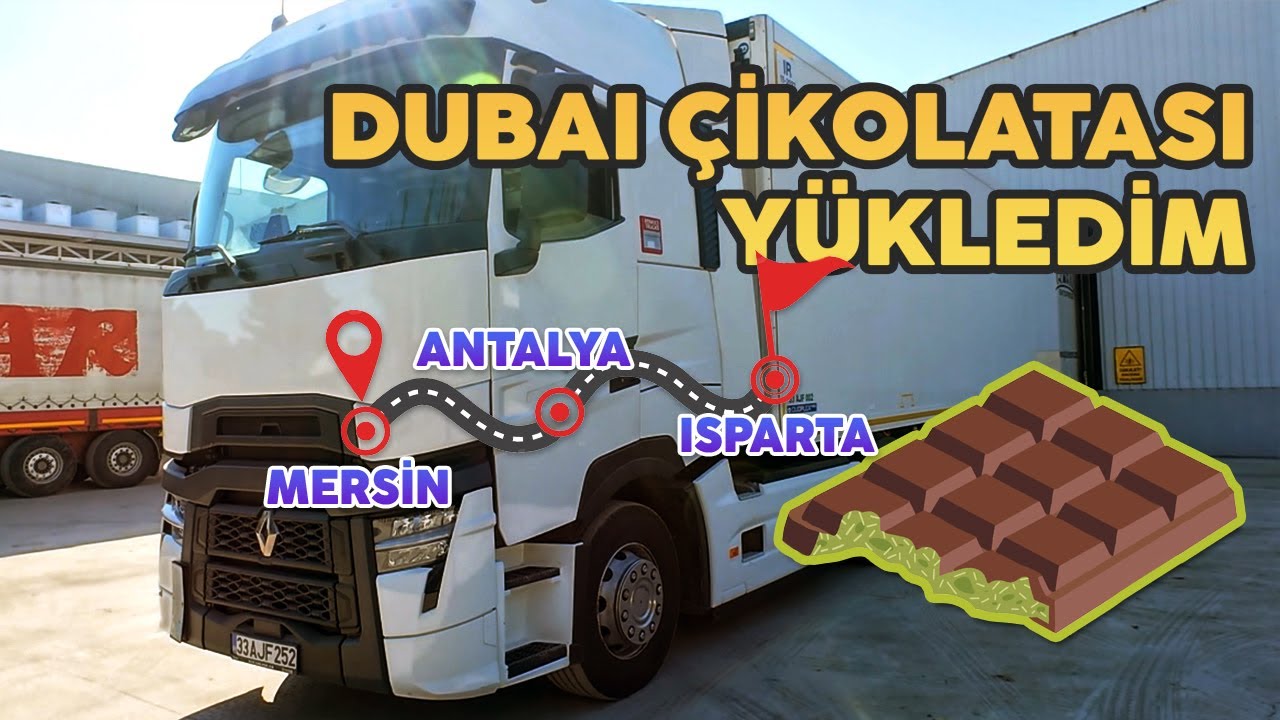 DUBAI ÇİKOLATASI YÜKLEDİM | 98 KMH GİDEN TIR | RENAULT T HIGH 520