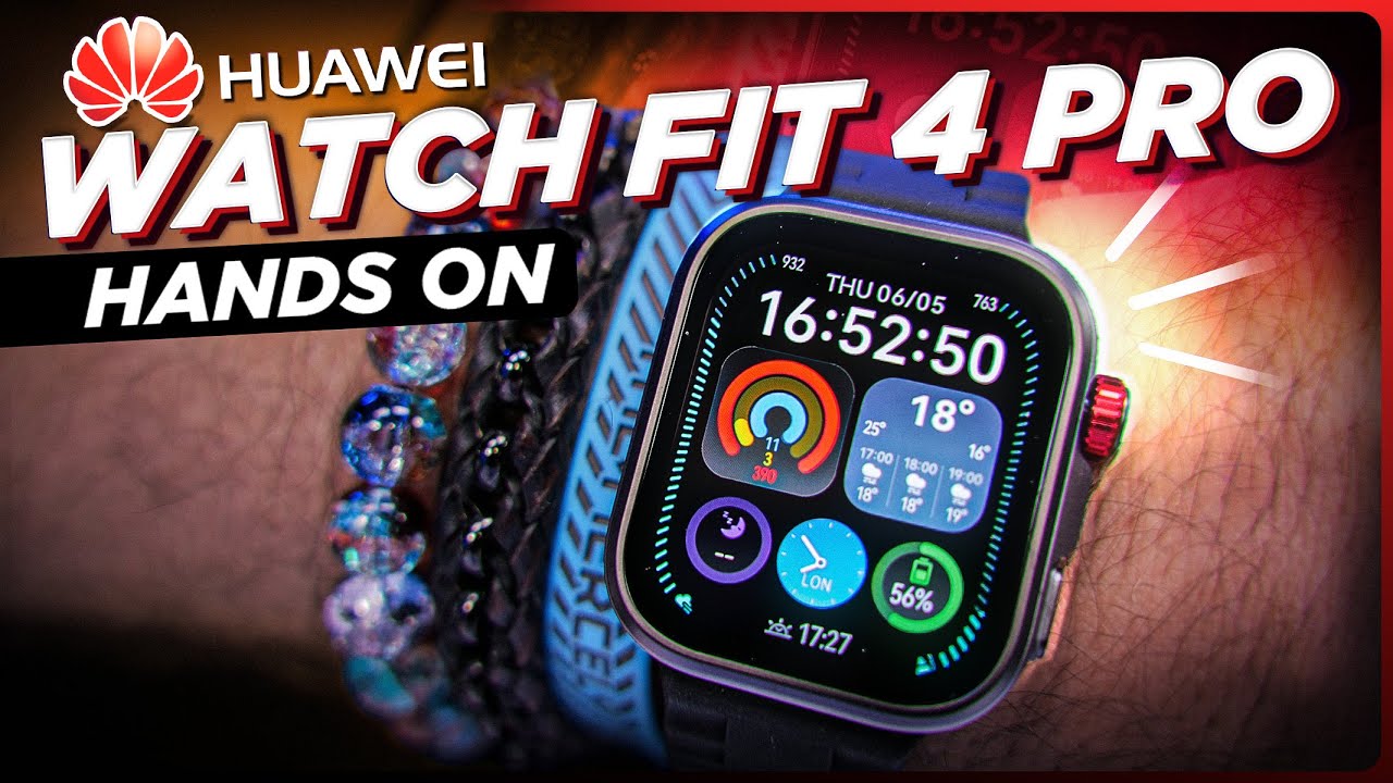 Conheça TUDO que o HUAWEI WATCH FIT 4 PRO é CAPAZ de FAZER!