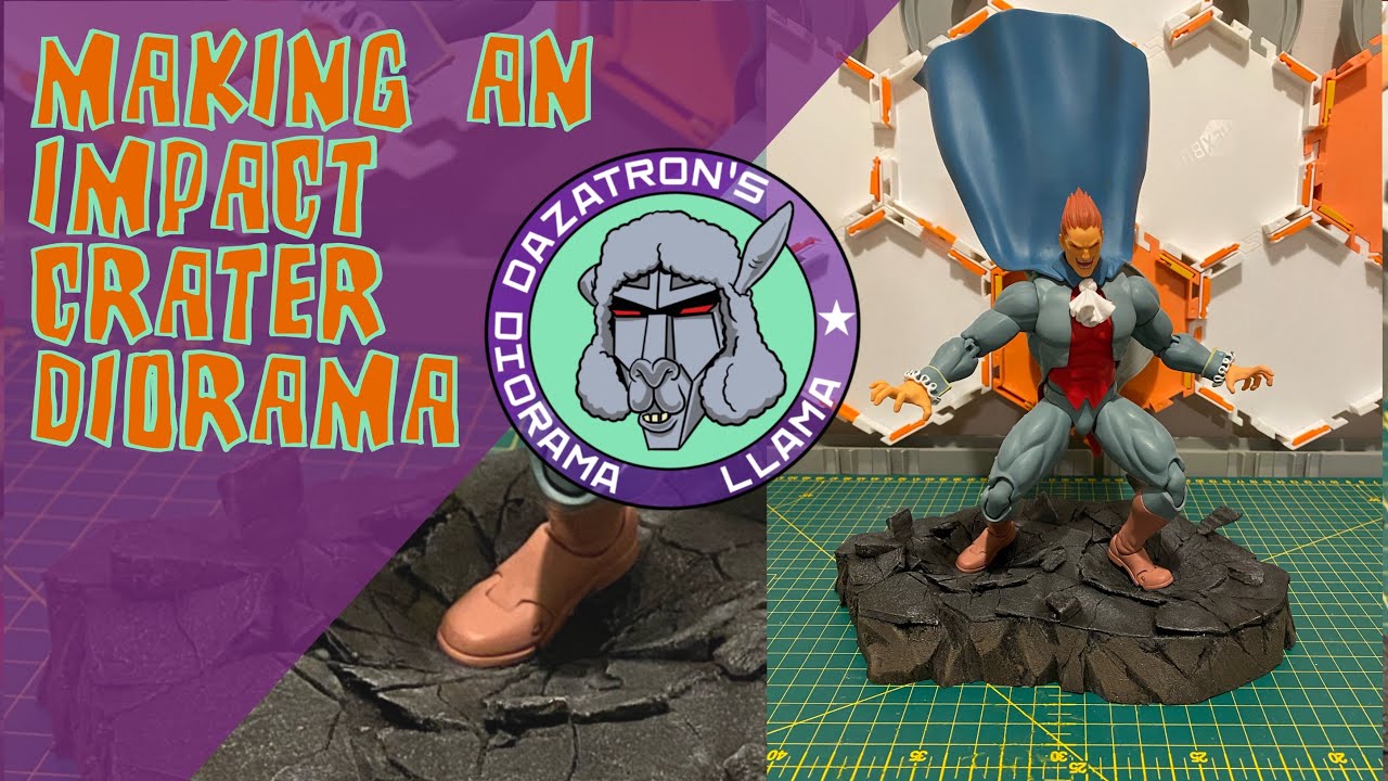 Making an Impact Crater Diorama 