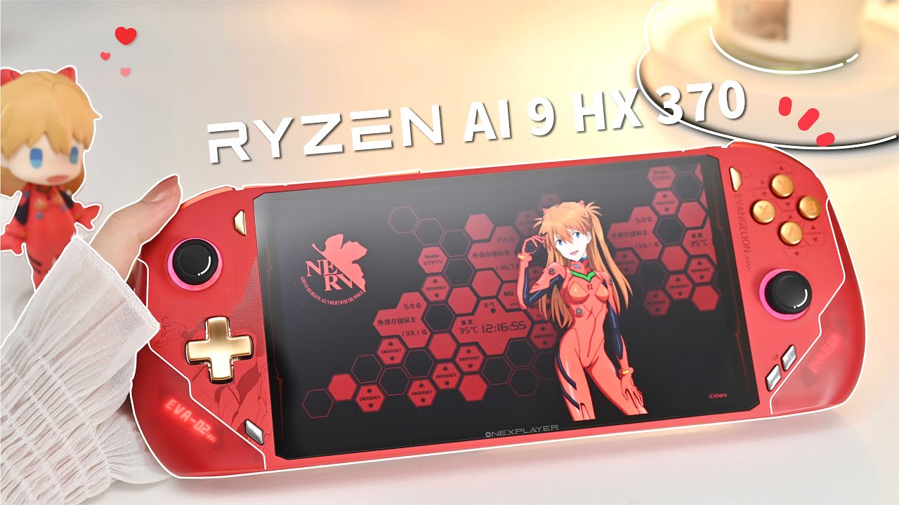 🌹 So Beautiful and Powerful OneXPlayer F1 Pro EVA 02 Unboxing🎮 | Asuka Edition❤️‍🔥 | Accessories