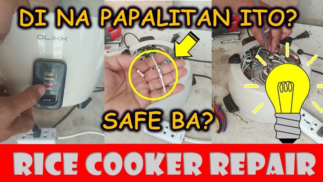 Safe ba e bypass ang thermal fuse ng rice cooker?