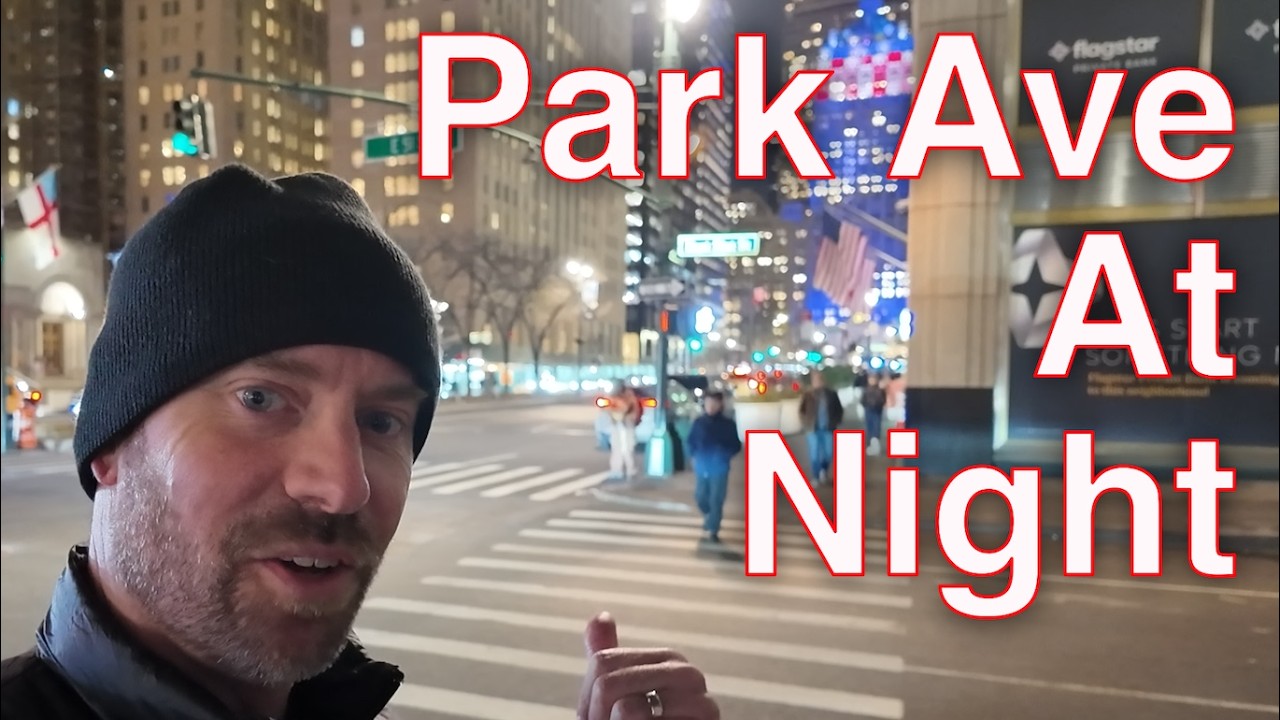 Park Avenue After Dark: A Night Walk Through NYC