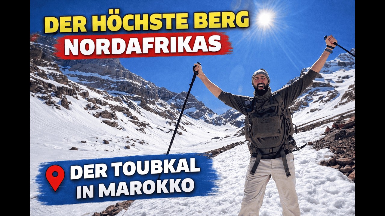 Der höchste Berg Nordafrikas 🏔️  Der Toubkal in Marokko 🇲🇦