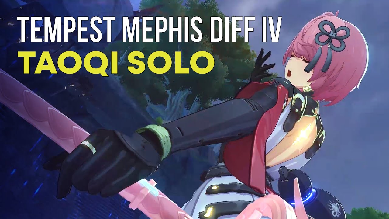 NO HIT | Tempest Mephis Difficulty IV Taoqi Solo | Wuthering Waves