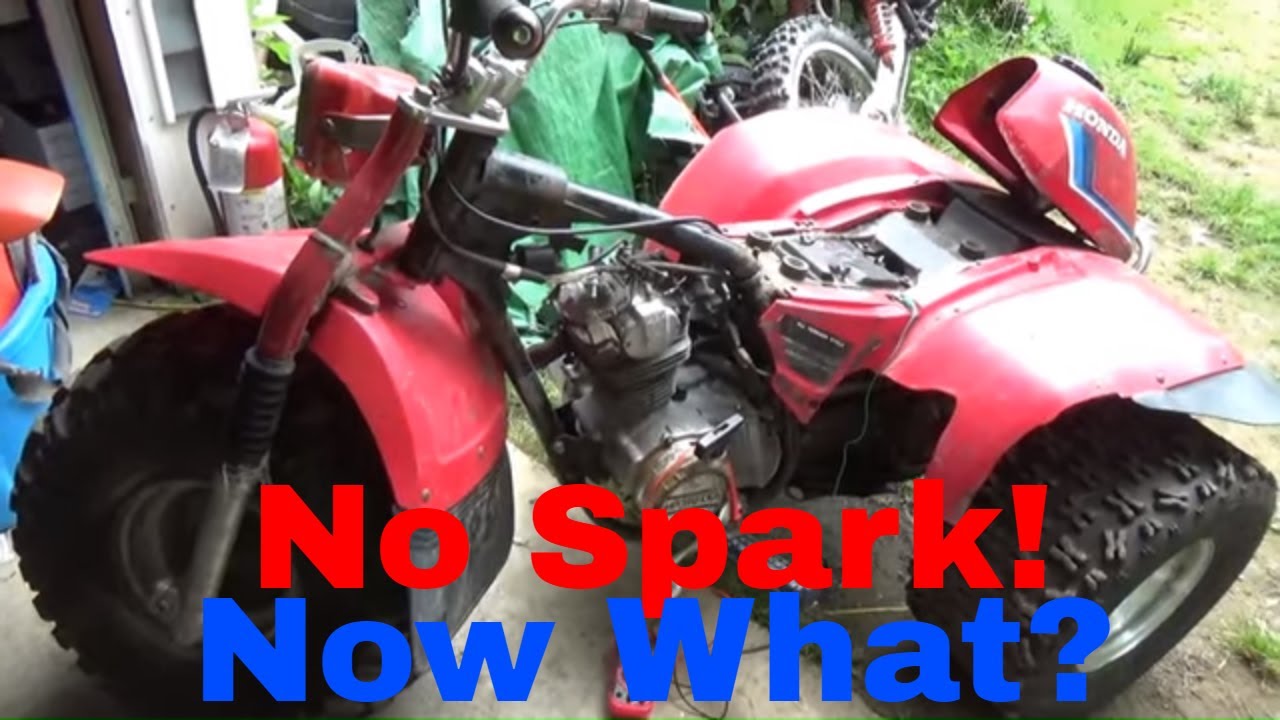 1983 Honda ATC200, No Spark Motor, Diagnosing and Surprise Repair!