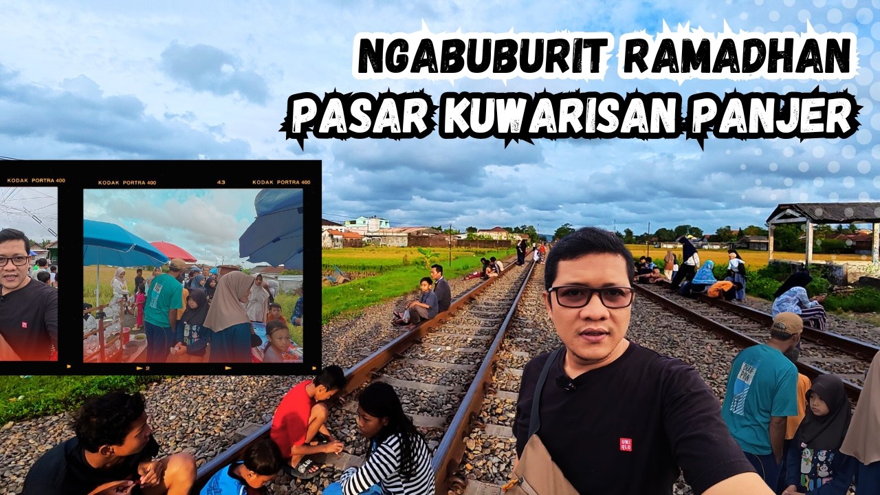 SPOT NGABUBURIT FAVORIT! WAR TAKJIL DI REL KERETA KUWARISAN PANJER