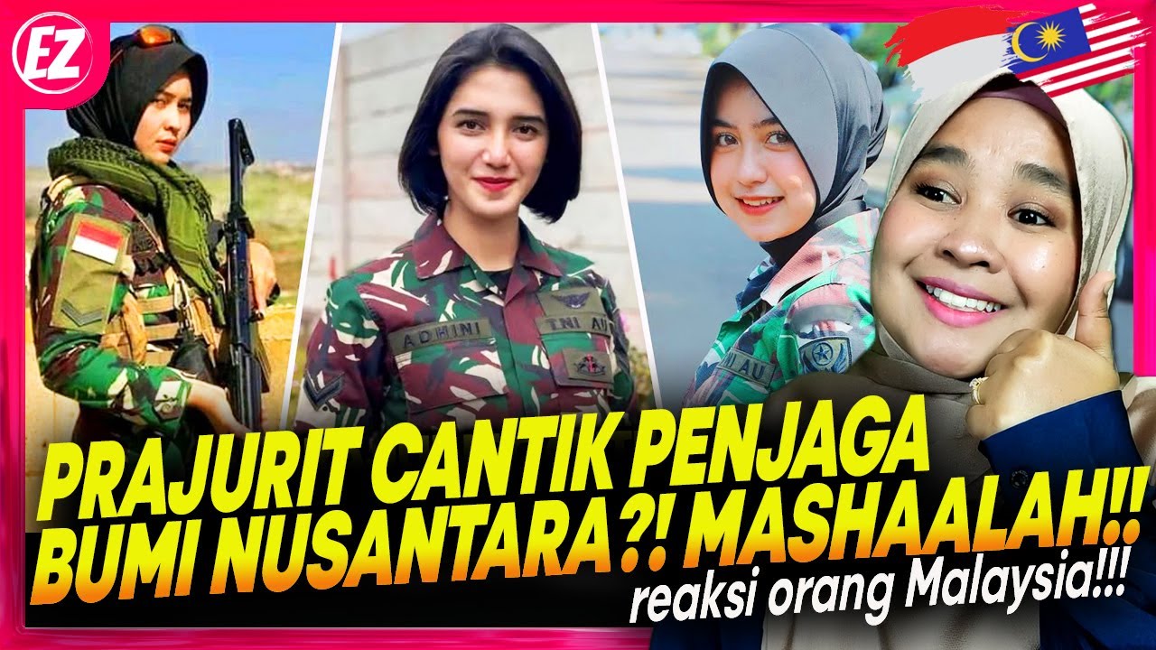 🇮🇩 CANTIK BANGET!!😱😍 SRIKANDI TENTARA WANITA PALING CANTIK DI INDONESIA YANG LAGI VIRAL?! 🇲🇾 REACT