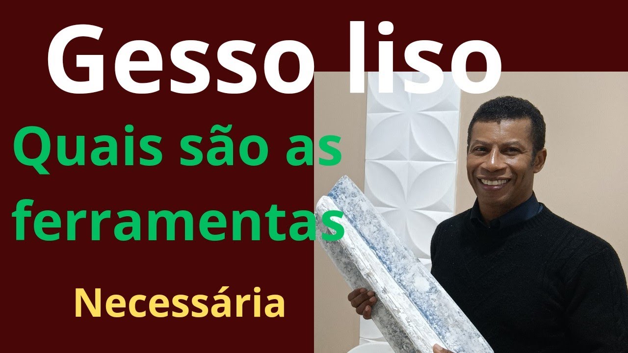 Ferramentas necessárias para gesso liso parede gesso liso teto ( ensino passo a passo )