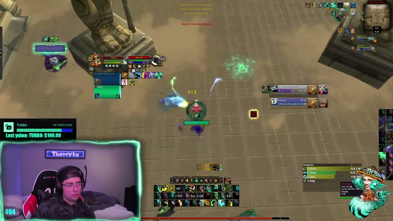 Thewy gets the D