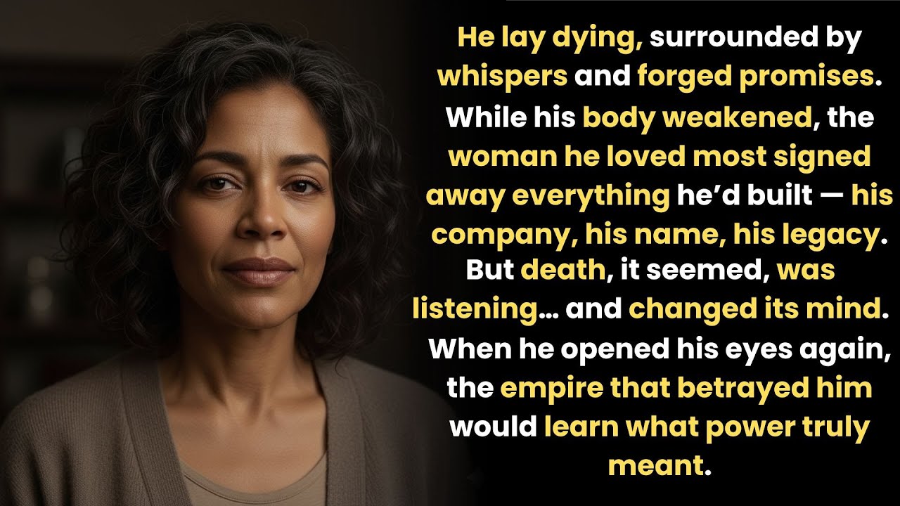 This is On His Deathbed, She Took Everything But Death Changed Its Mind a story of betrayal, mercy,