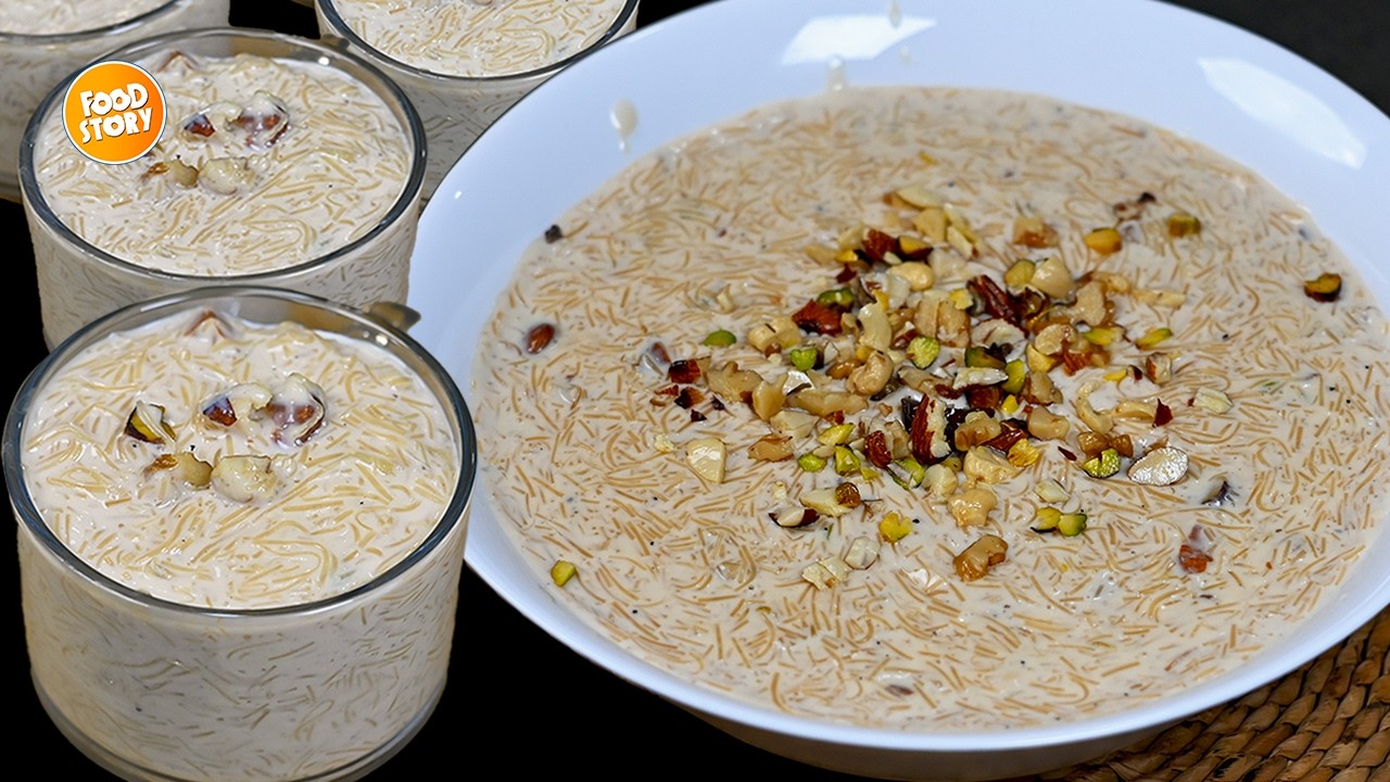 Easy Sheer Khurma Recipe: Creamy & Delicious Eid Dessert Recipe by Samina Food Story