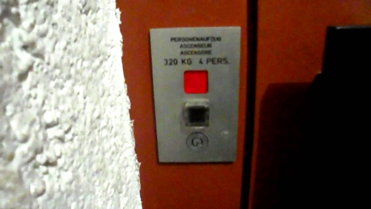 Nice traction Schindler elevator @ Martigny, Switzerland
