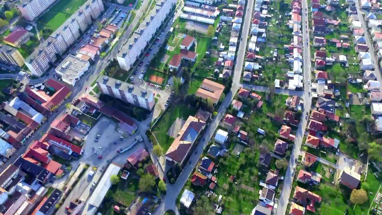 Brezno na jar 2018 zo vzduchu