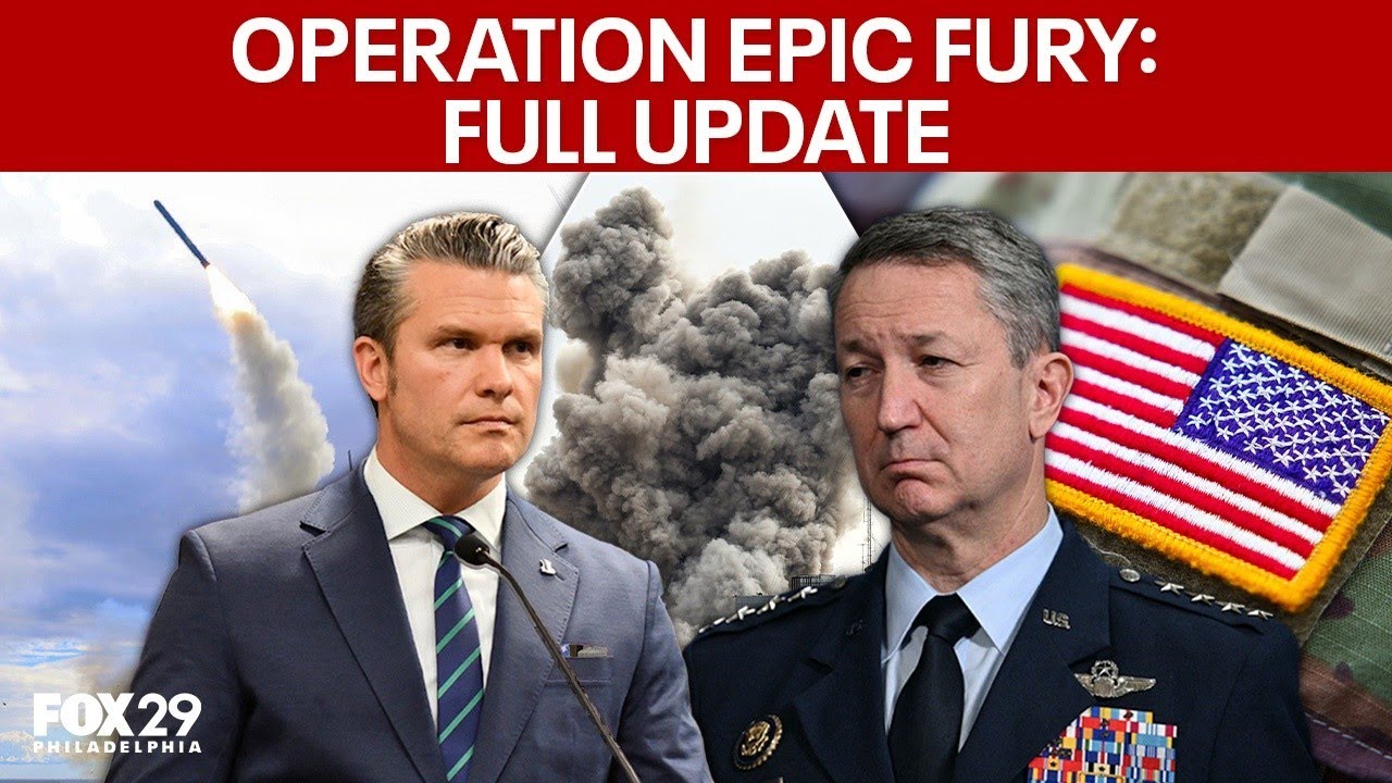 Operation Epic Fury: Hegseth, Caine provide update on war with Iran