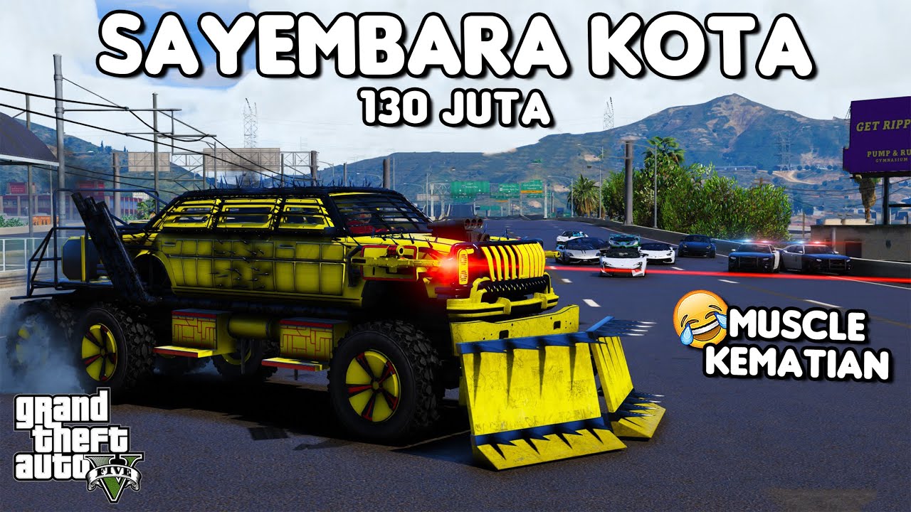 SAYEMBARA KOTA 130 JUTA PAKE MOBIL MUSCLE KEMATIAN - GTA 5 ROLEPLAY