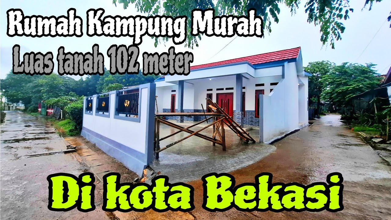 Dijual Rumah Kampung Murah Luas 102 Meter di Kota Bekasi