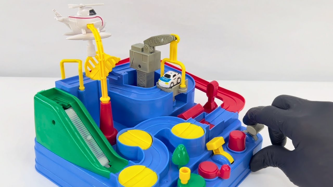 Car Adventure Toy Set Track satisfying toy unboxing 【toys unboxing and playing 】#50