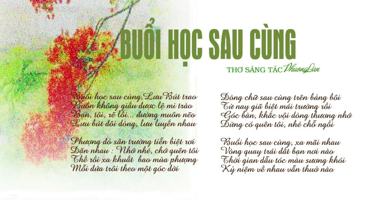 BUỔI HỌC SAU CÙNG