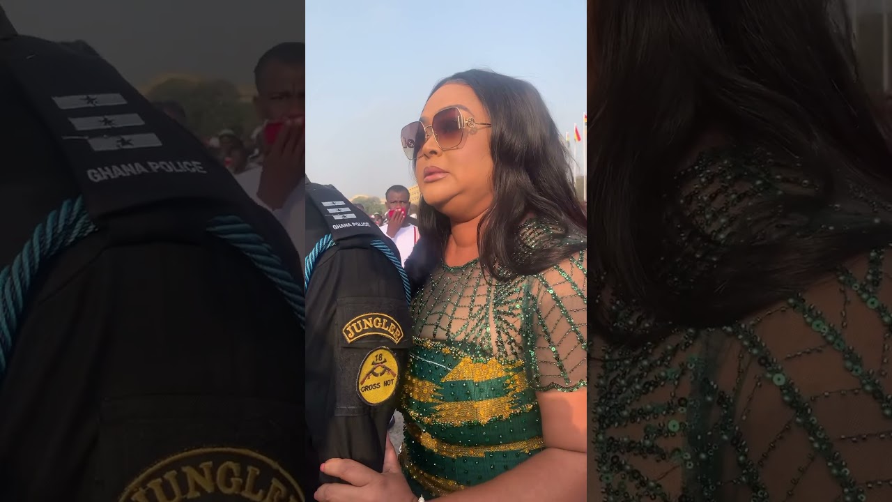 Vivian Jill at prez John Mahama swearing in #trending #youtubeshorts #news #viralvideo #ndc #confion