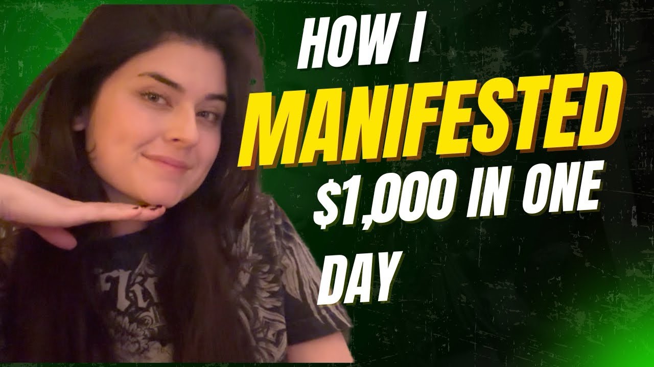 Story time: How I manifested $1,000 in a day!