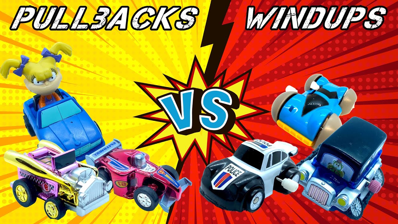 Pullback Toy Cars vs Windup Toy Cars Collection | Who Will Win | What's The Difference Between Them?