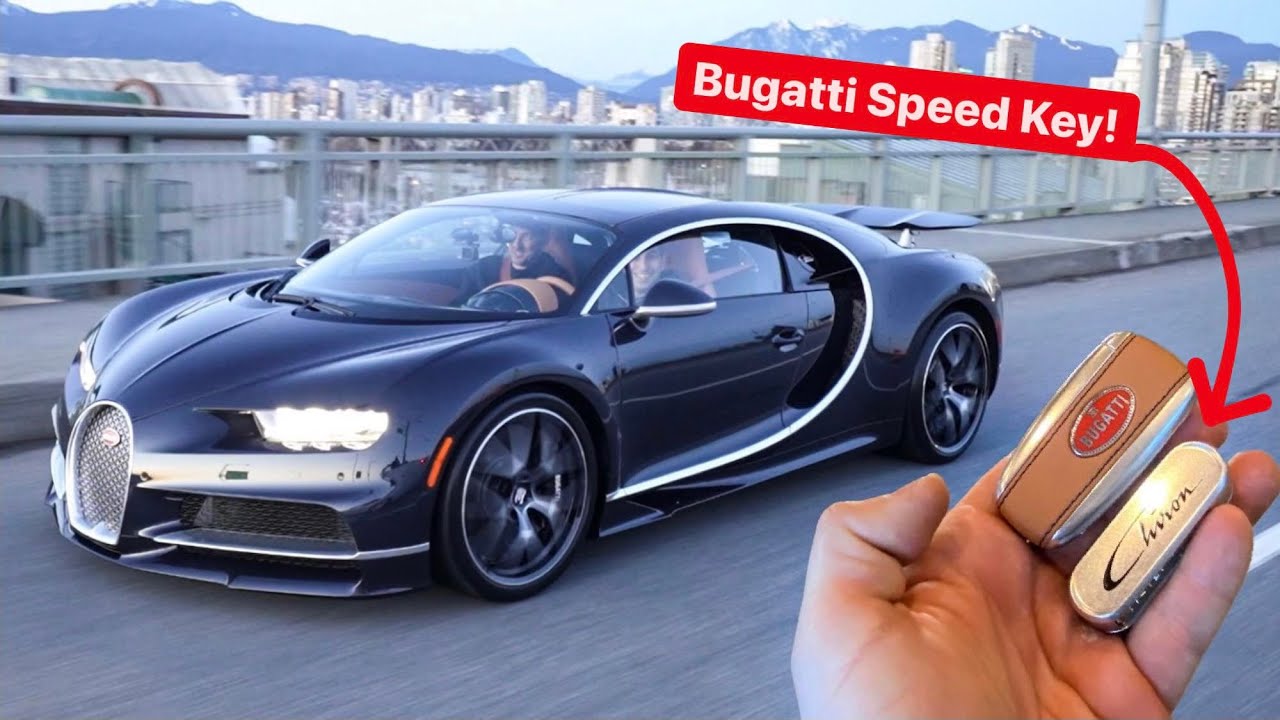 TESTING MY BUGATTI SPEED KEY! What does it do?