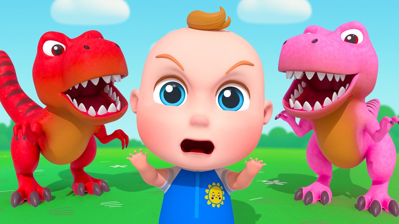 Família dos Dedos Dinossauros | Canção dos Dinossauros | Super Sumo Português - Música Infantil