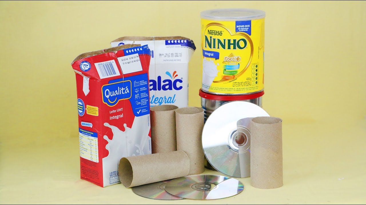 Ideias Decoração de Natal com Material Reciclado