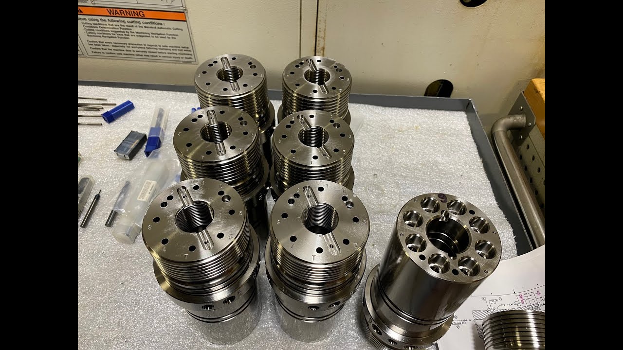 Op 2 Machine Work Titanium Part With Thru Holes
