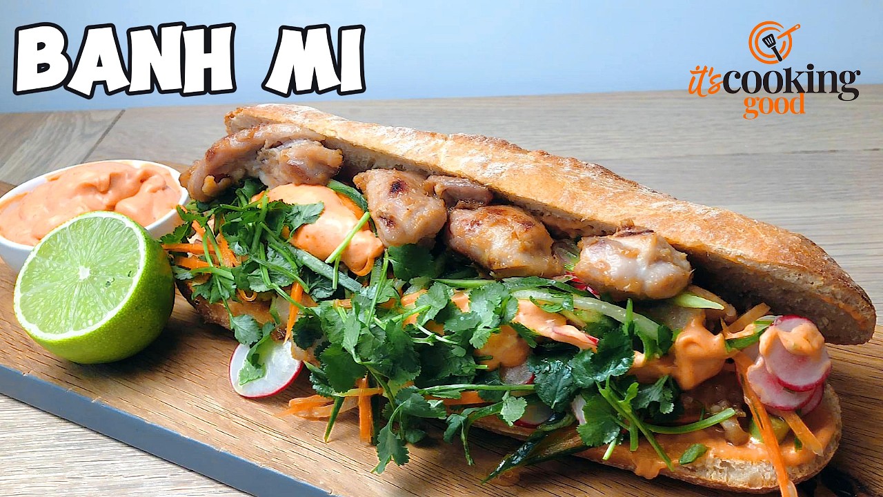 Banh Mi Vietnamese Chicken – Lemongrass Honey & Ginger Recipe!