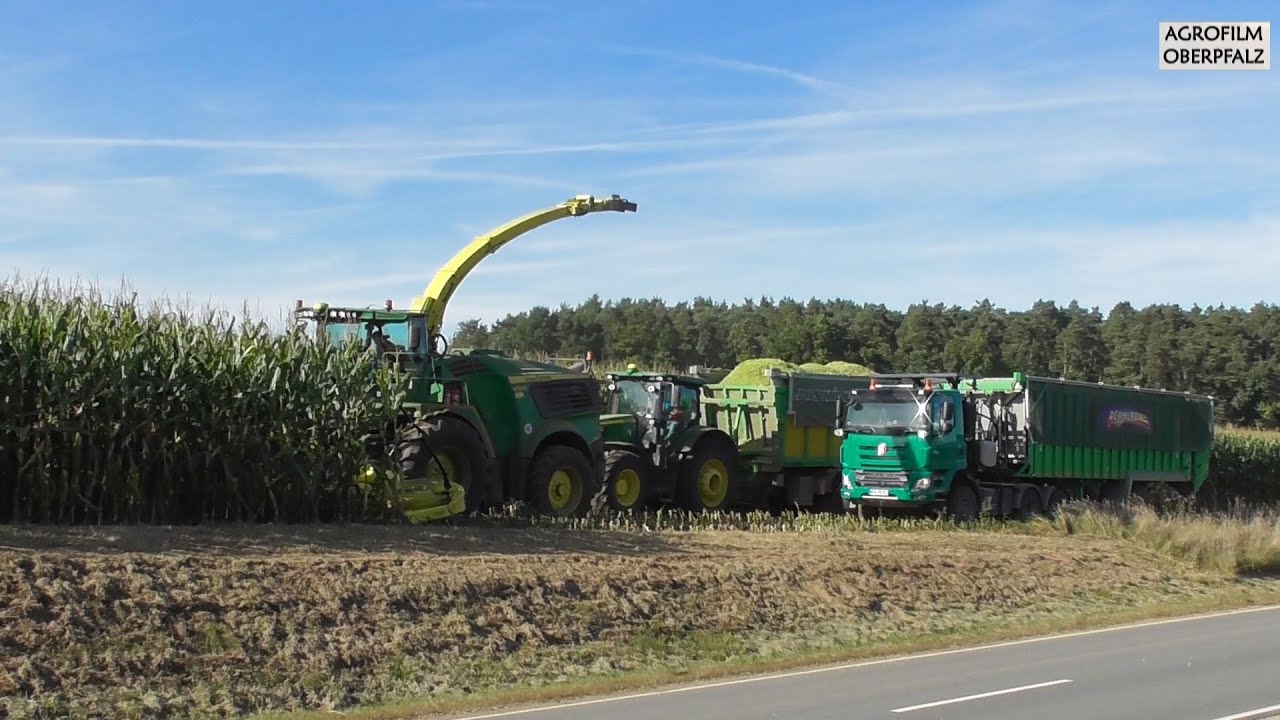 Maisernte XL - 18 REIHEN - John Deere 9700i - Lohnunternehmen Henfling